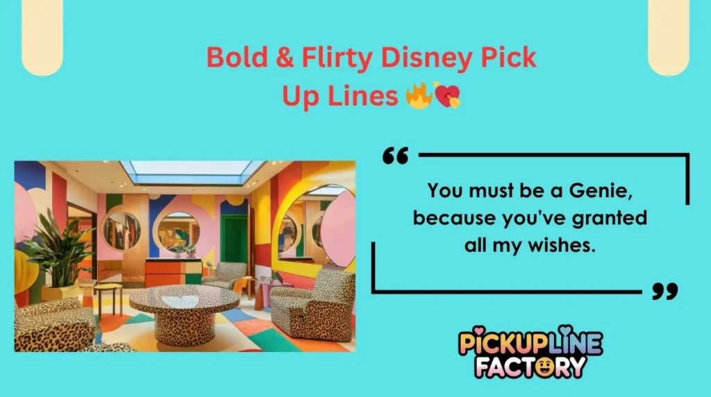 Bold & Flirty Disney Pick Up Lines 🔥💘