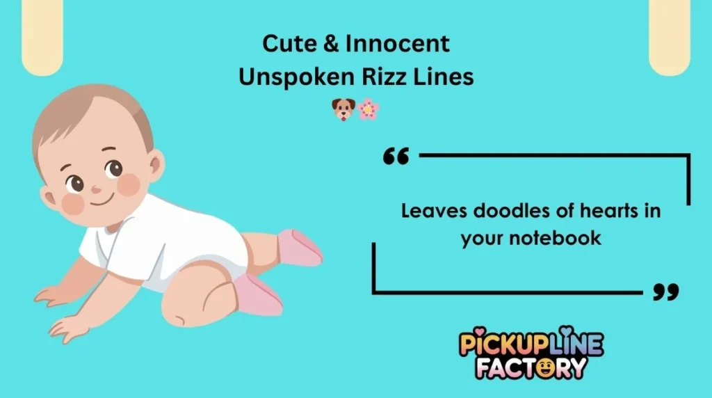 Cute & Innocent Unspoken Rizz Lines 🐶🌸