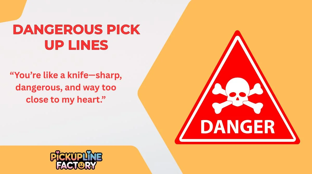 Dangerous Pick Up Lines