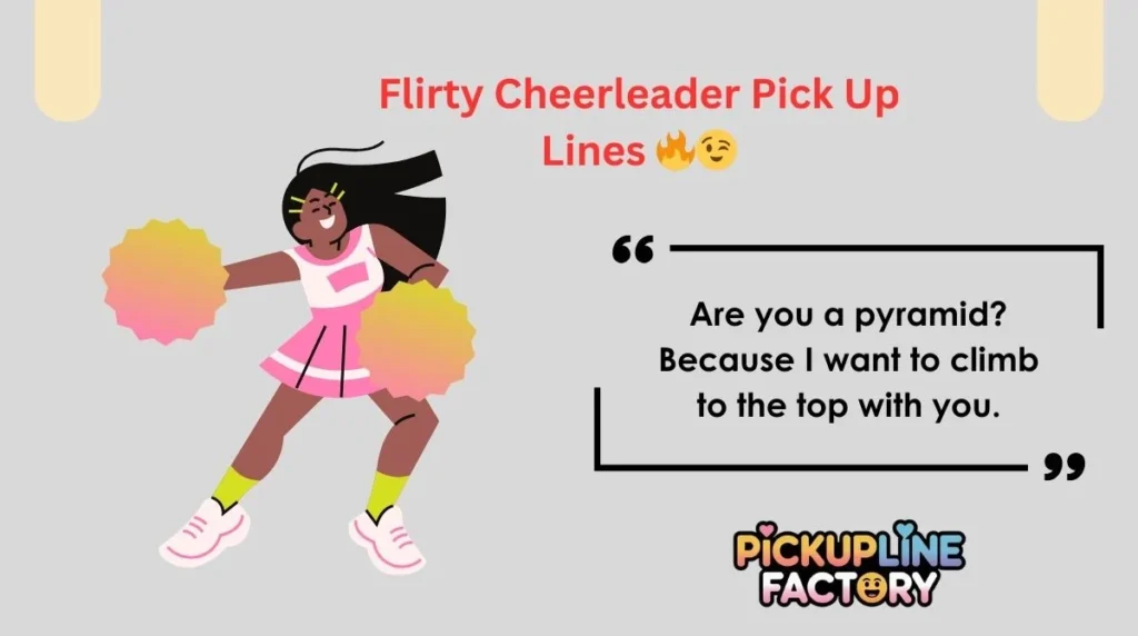Flirty Cheerleader Pick Up Lines 🔥😉