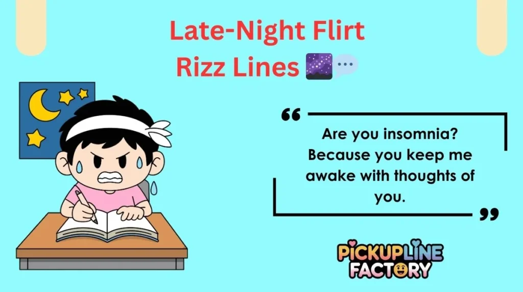 Late-Night Flirt Rizz Lines 🌌💬