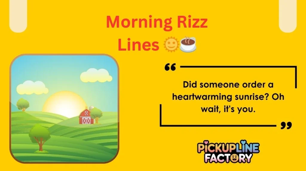 Morning Rizz Lines 🌞☕