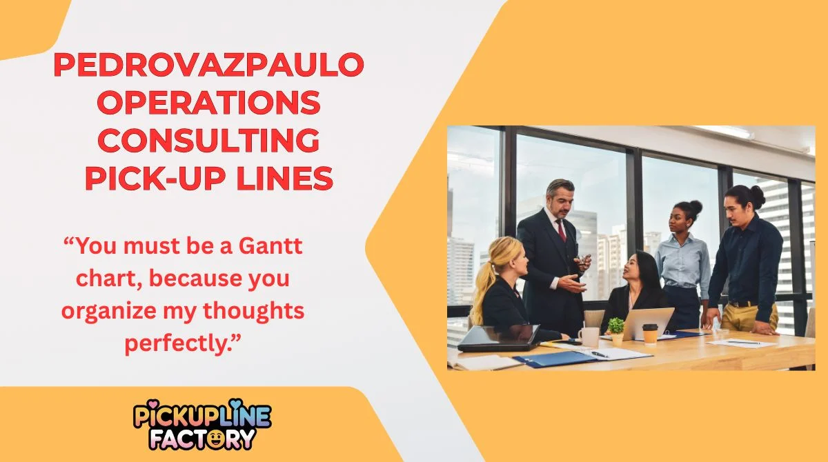 Pedrovazpaulo Operations Consulting Pick-Up Lines