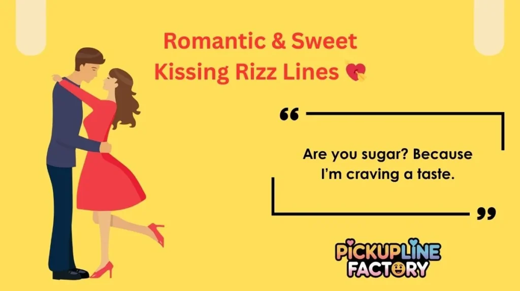 Romantic & Sweet Kissing Rizz Lines š