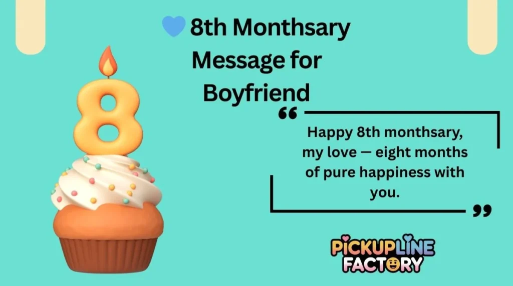 💙 8th Monthsary Message for Boyfriend