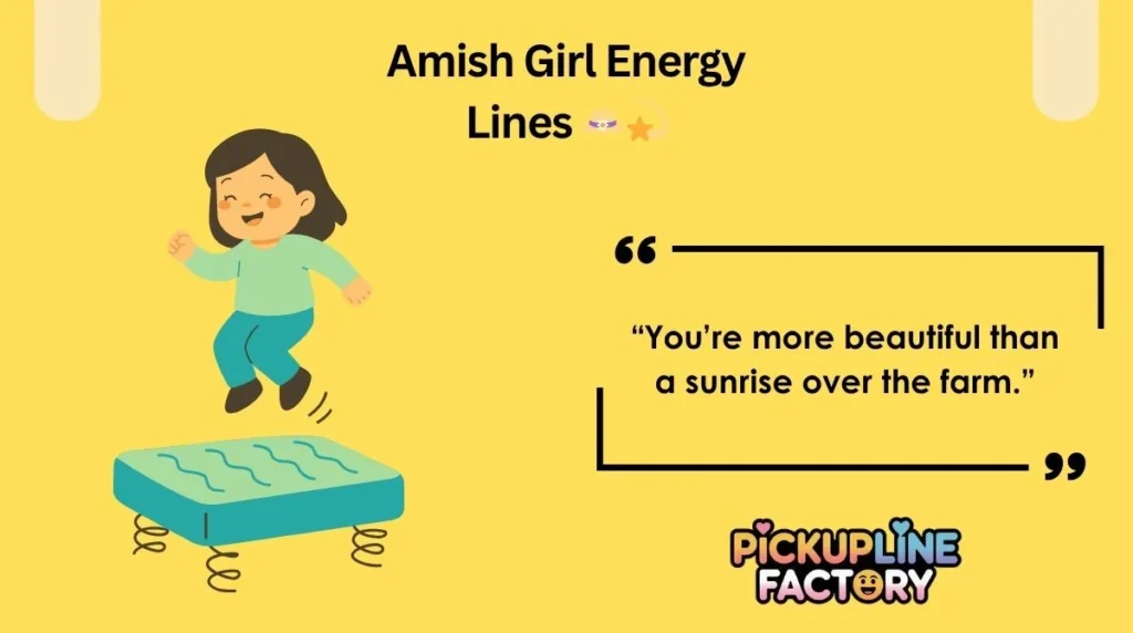 Amish Girl Energy Lines 👒💫