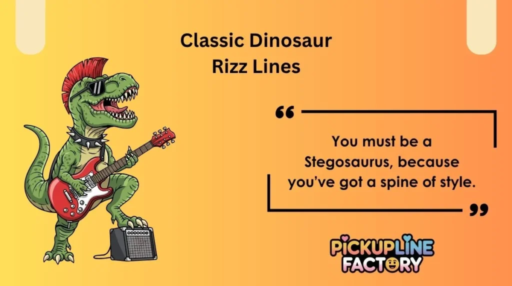 Classic Dinosaur Rizz Lines