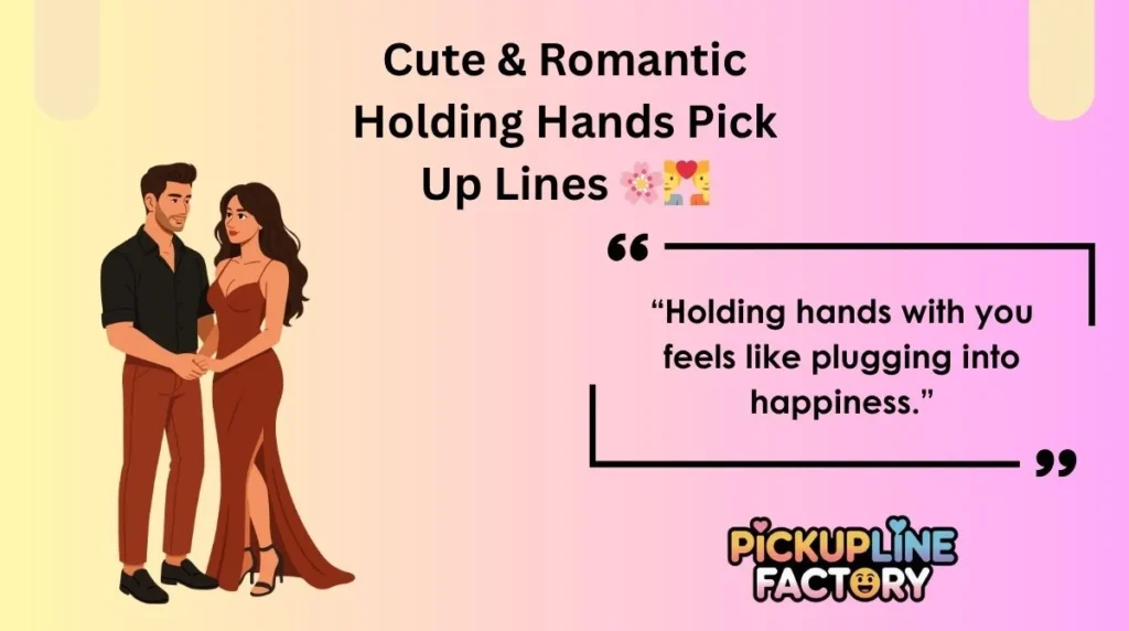 Cute & Romantic Holding Hands Pick Up Lines 🌸💑