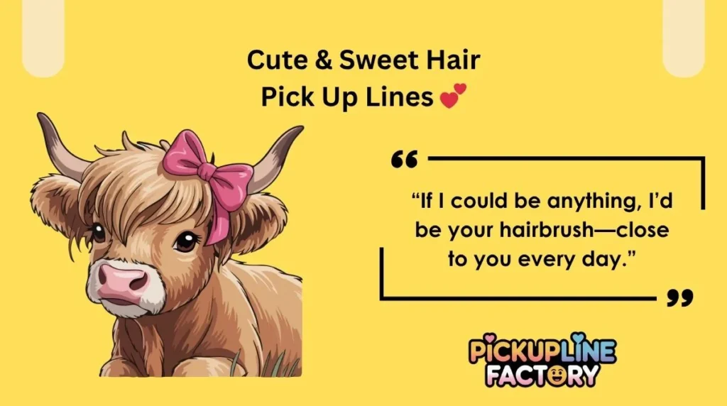 Cute & Sweet Hair Pick Up Lines 💕