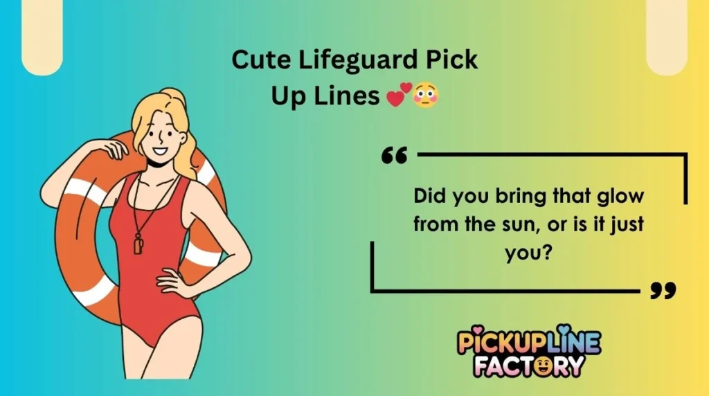 Cute Lifeguard Pick Up Lines 💕😳