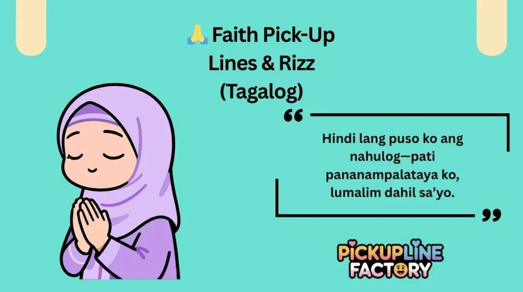 🙏 Faith Pick-Up Lines & Rizz (Tagalog)