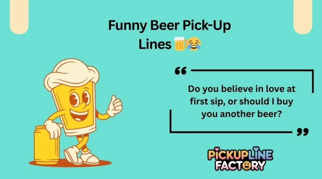 Funny Beer Pick-Up Lines 🍺😂