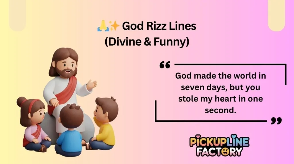 🙏✨ God Rizz Lines (Divine & Funny)