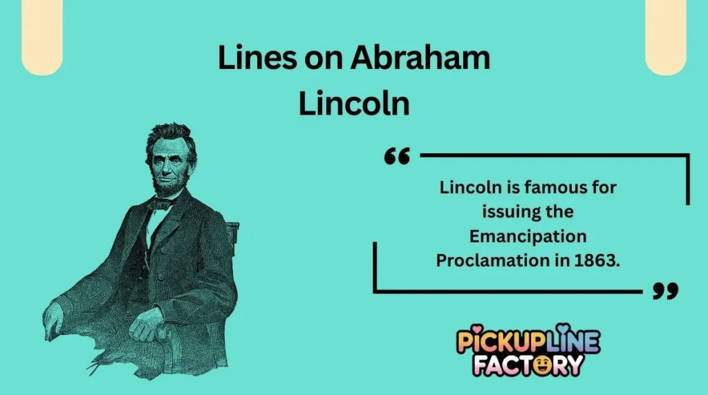 Lines on Abraham Lincoln