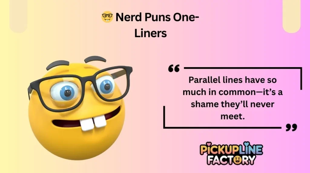 🤓 Nerd Puns One-Liners