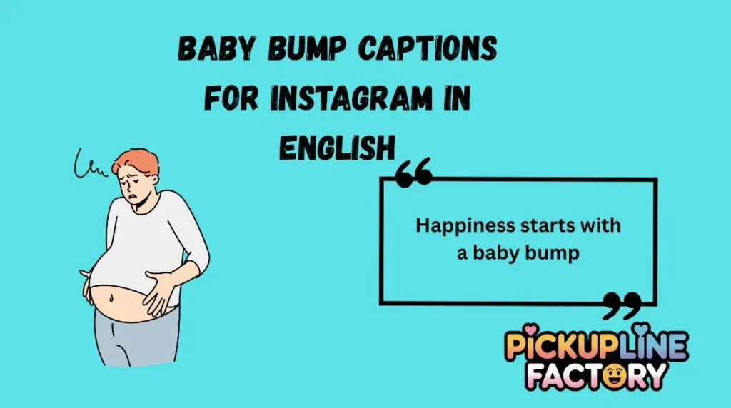 Baby Bump Captions for Instagram in English