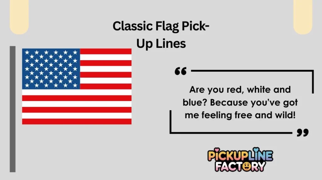 Classic Flag Pick-Up Lines