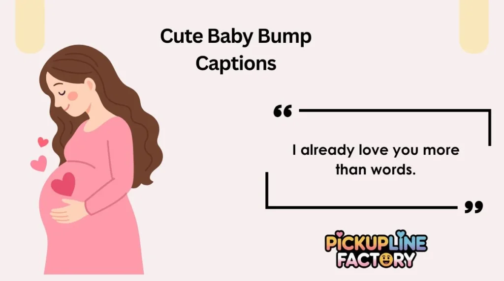 Cute Baby Bump Captions