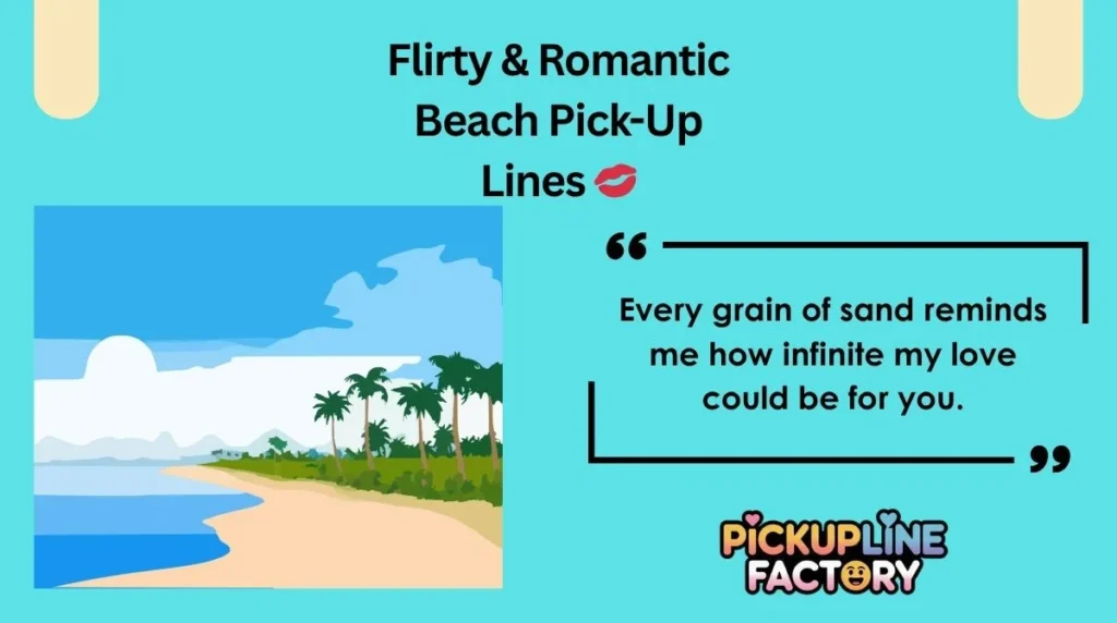 Flirty & Romantic Beach Pick-Up Lines 💋