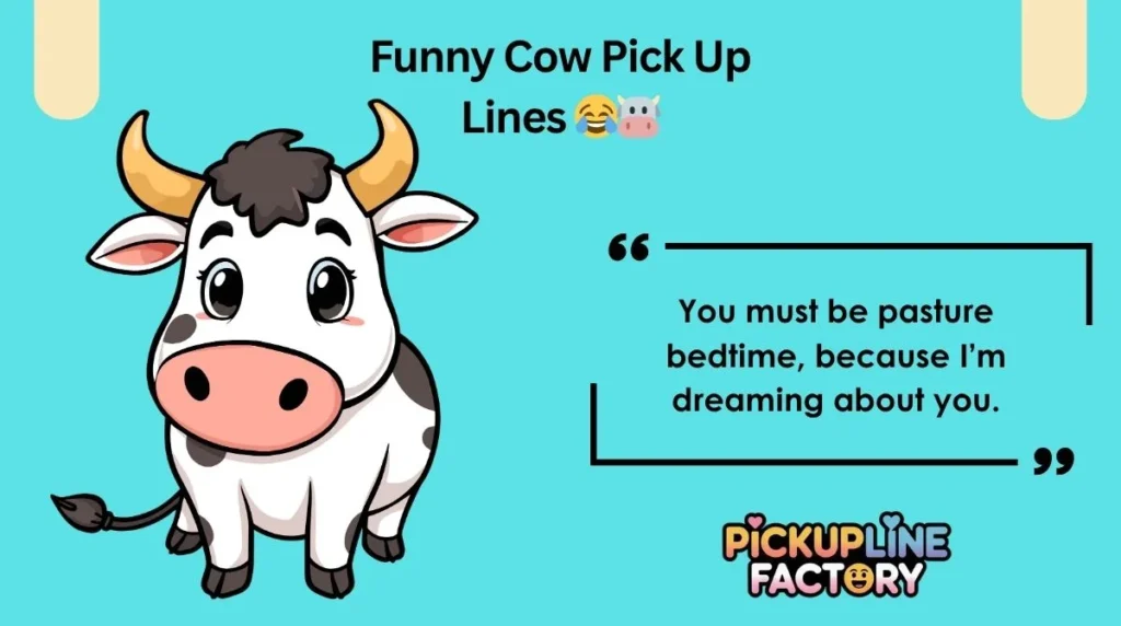 Funny Cow Pick Up Lines 😂🐮