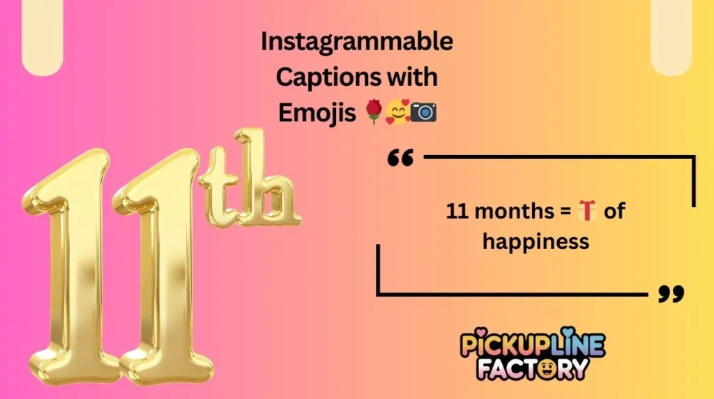 Instagrammable Captions with Emojis 🌹🥰📷
