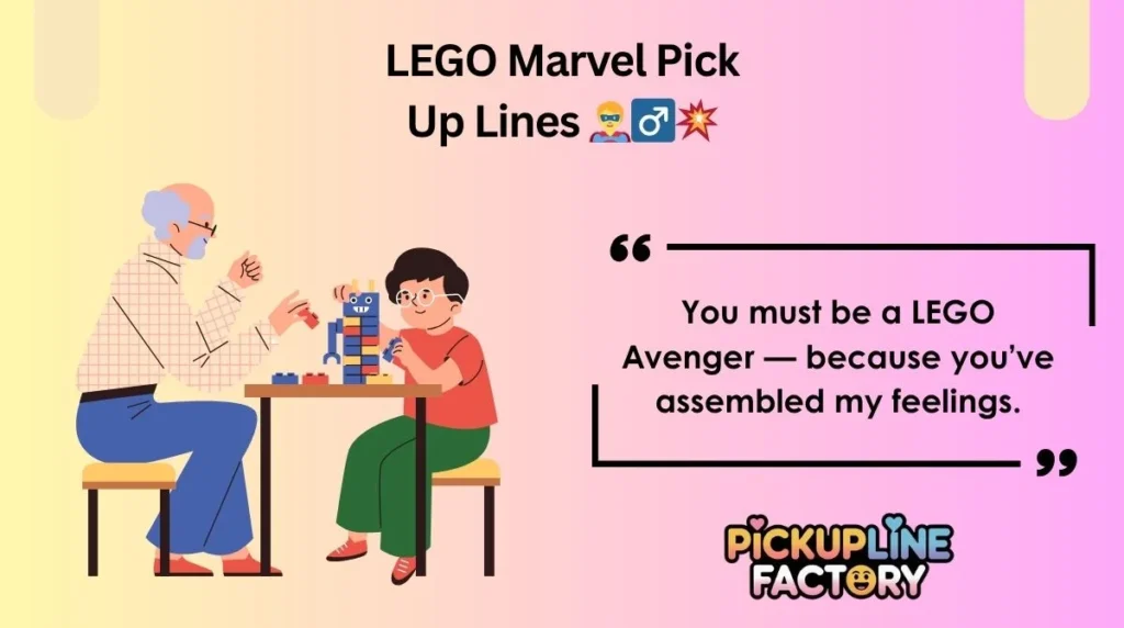 LEGO Marvel Pick Up Lines 🦸♂️💥