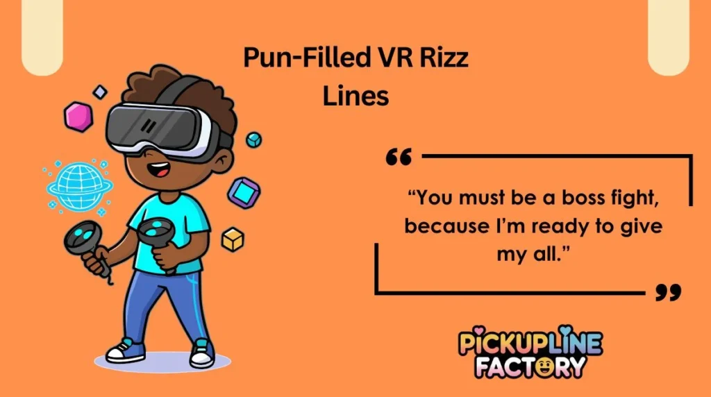 Pun-Filled VR Rizz Lines