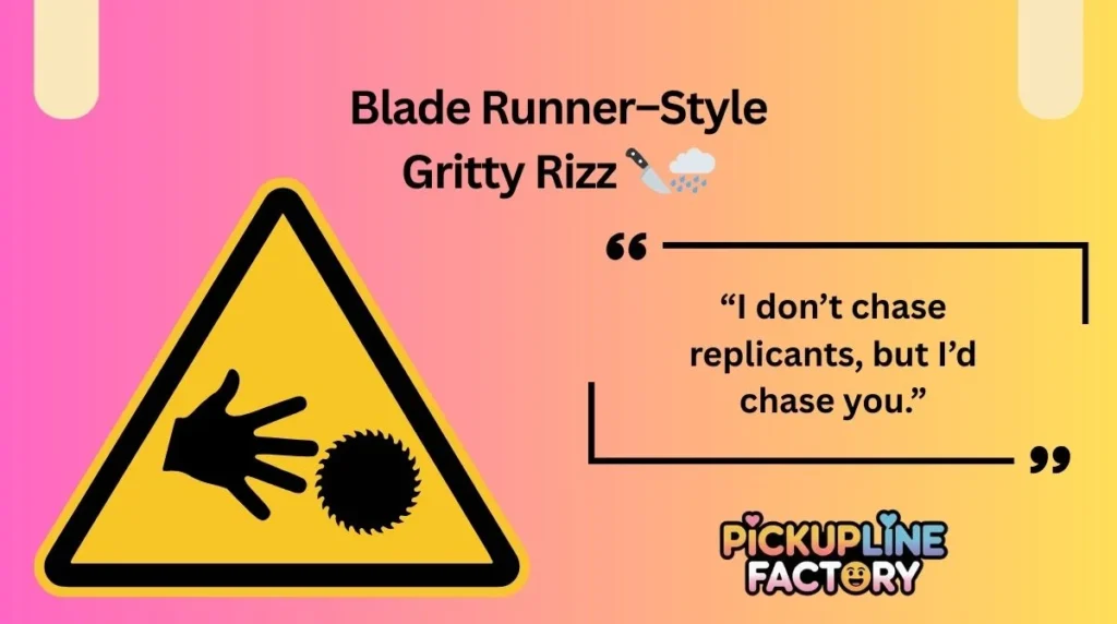 Blade Runner–Style Gritty Rizz 🔪🌧️