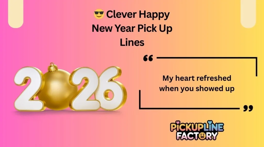 😎 Clever Happy New Year Pick Up Lines