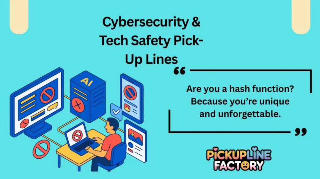 Cybersecurity & Tech Safety Pick-Up Lines