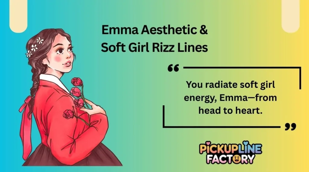 Emma Aesthetic & Soft Girl Rizz Lines