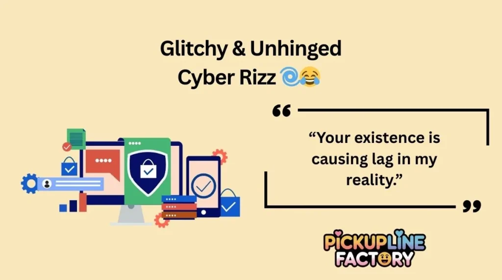 Glitchy & Unhinged Cyber Rizz 🌀😂