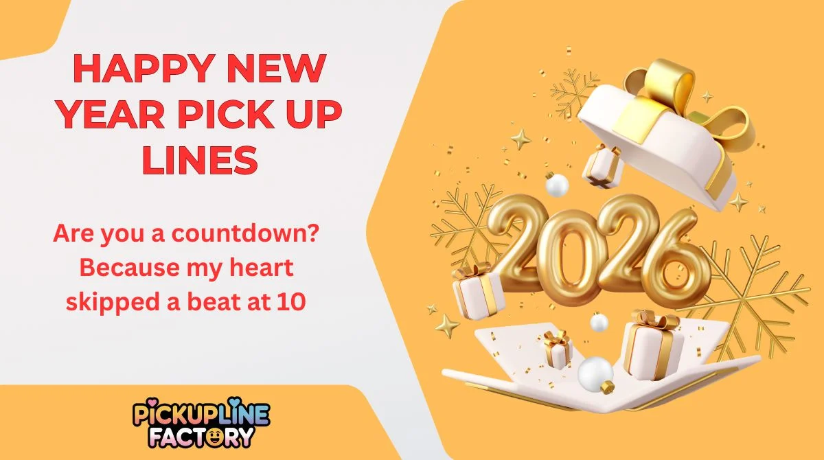 Happy New Year Pick Up Lines