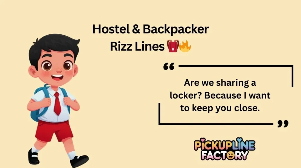 Hostel & Backpacker Rizz Lines 🎒🔥