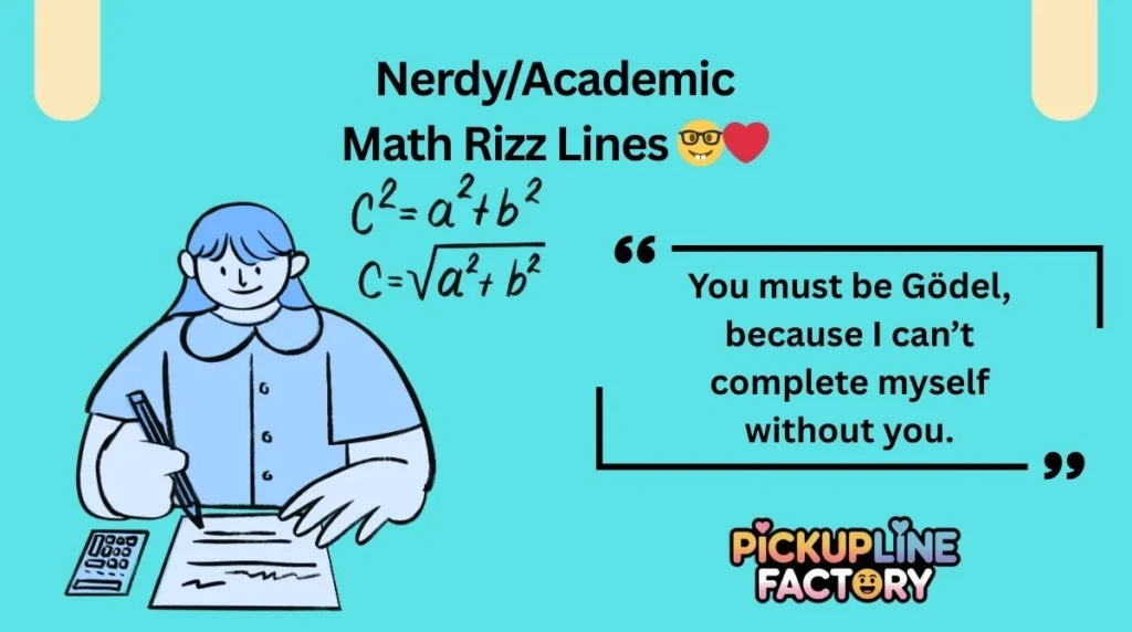 Nerdy/Academic Math Rizz Lines đ¤â¤ď¸