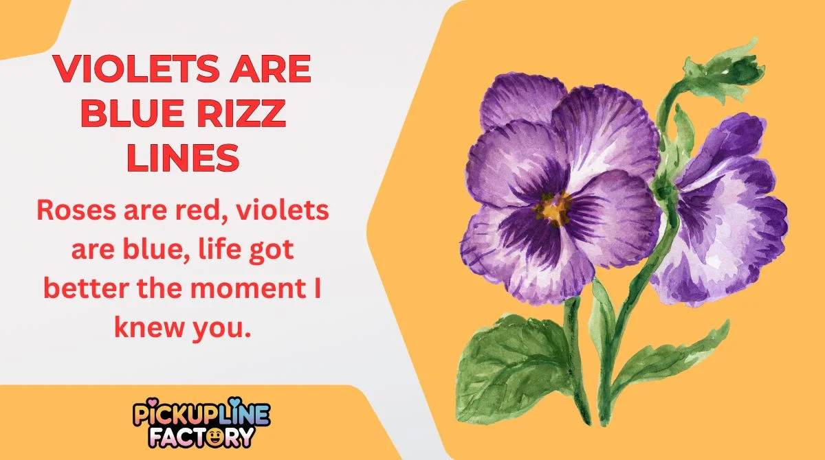 Violets Are Blue Rizz Lines