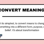 Convert Meaning