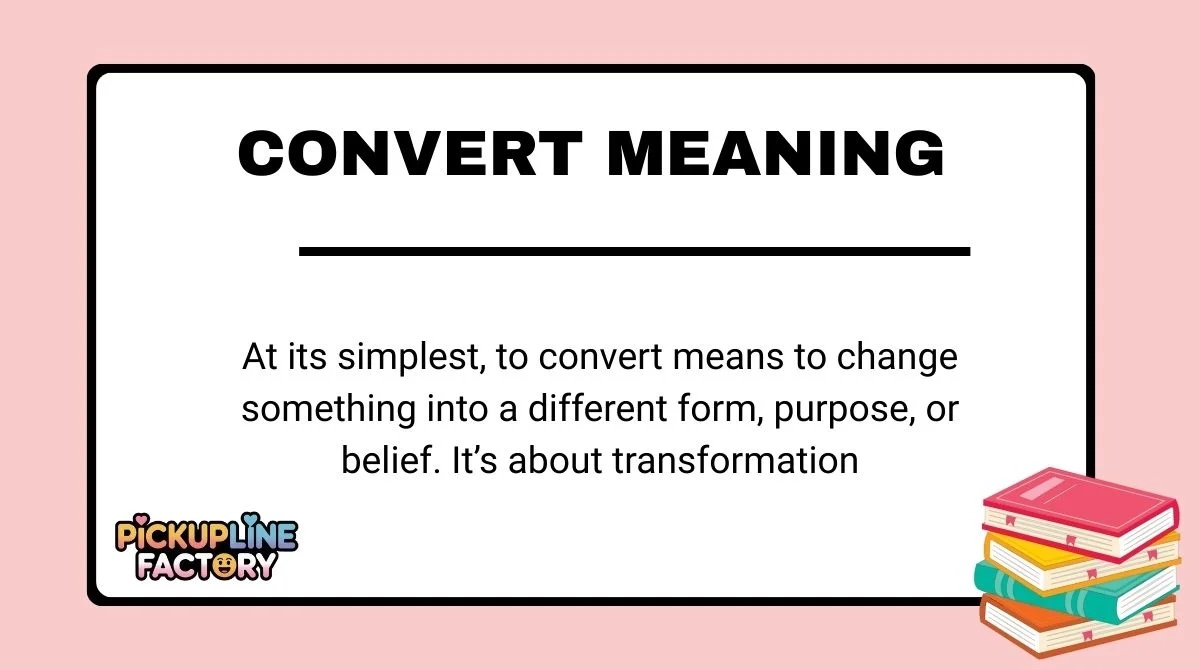 Convert Meaning