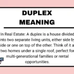 Duplex Meaning