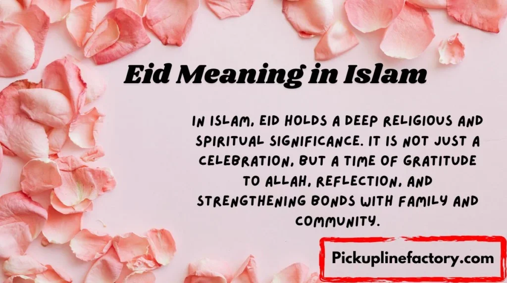 Eid Meaning in Islam