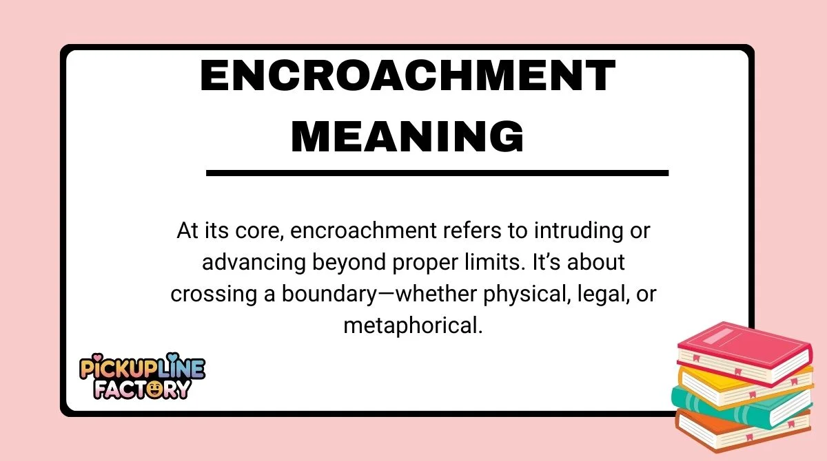 Encroachment Meaning