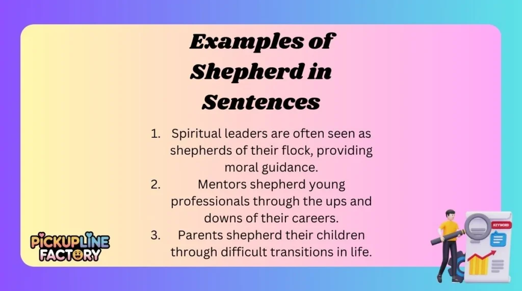 Examples of Shepherd in Sentences