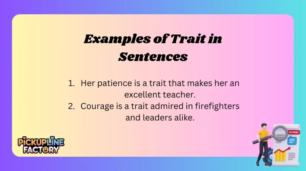 Examples of Trait in Sentences