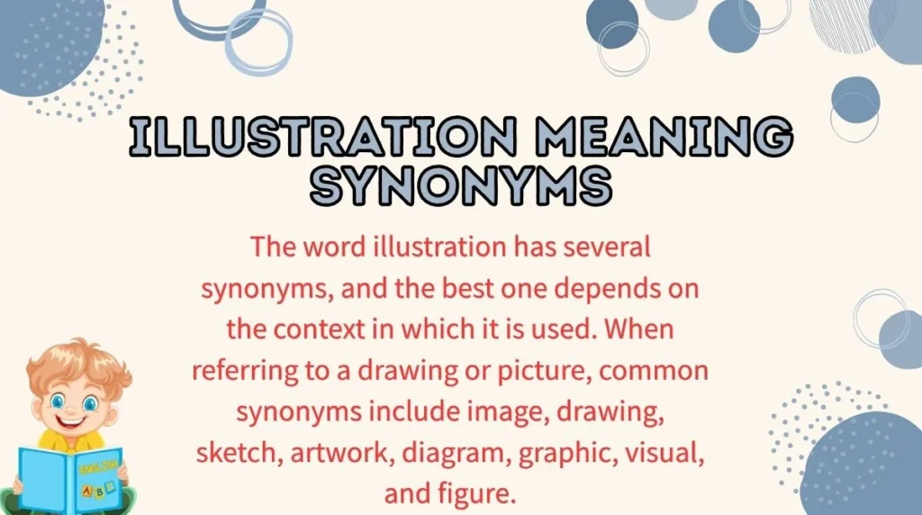 Illustration Meaning Synonyms
