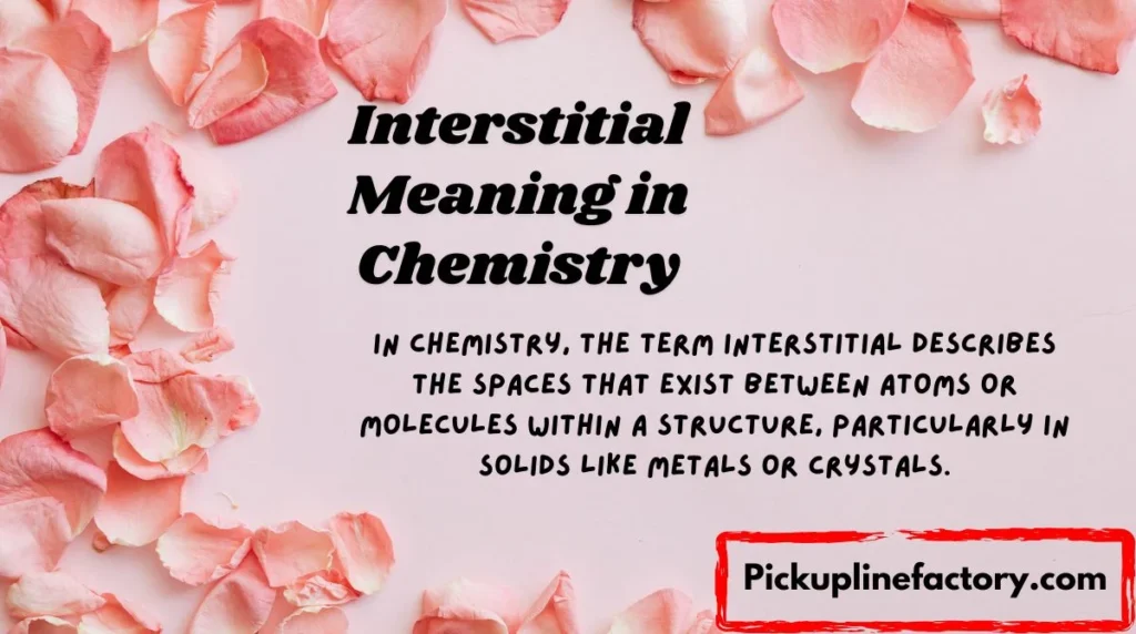 Interstitial Meaning in Chemistry