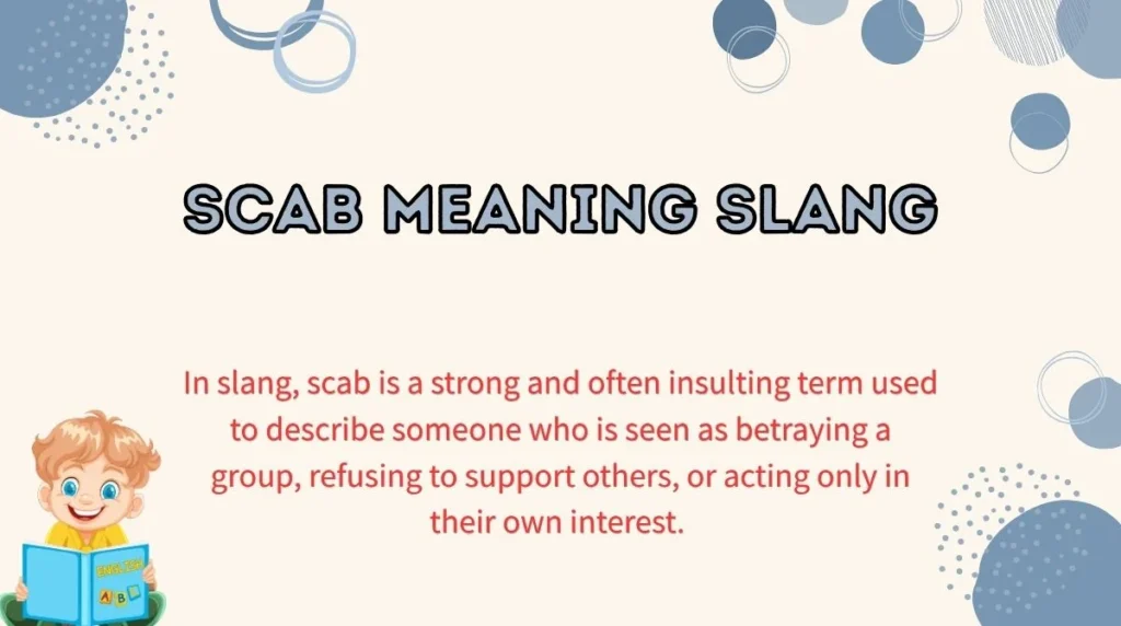 Scab Meaning Slang