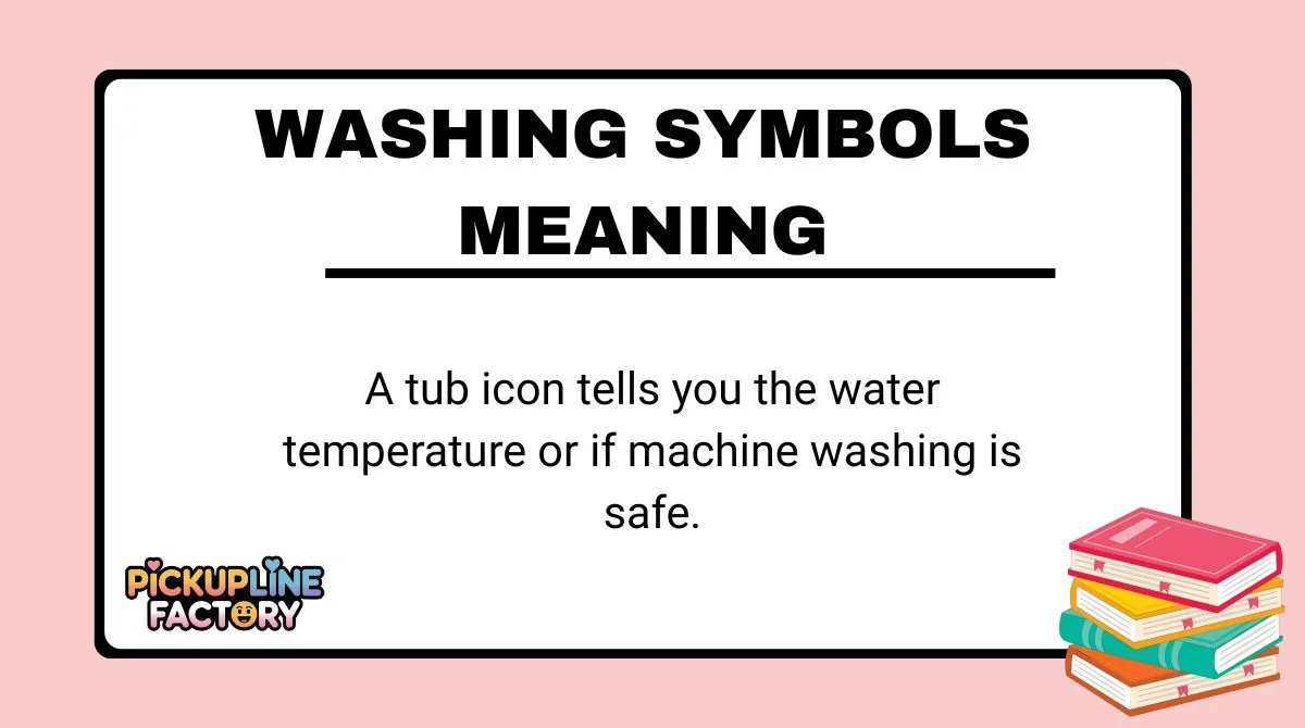 Washing Symbols Meaning