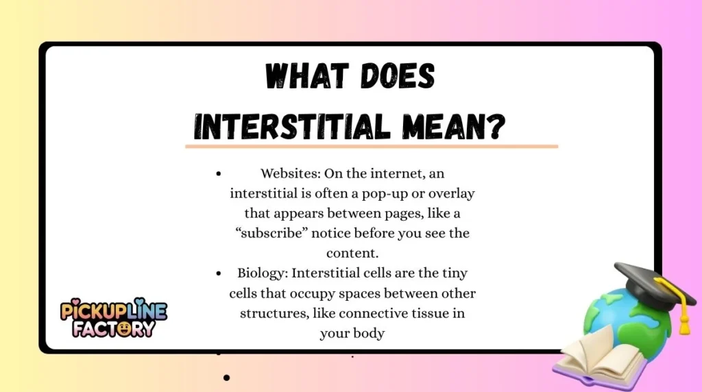 What Does Interstitial Mean?