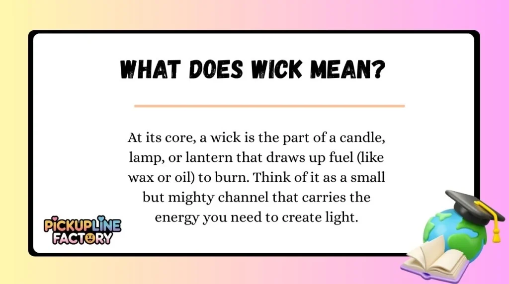 What Does Wick Mean?