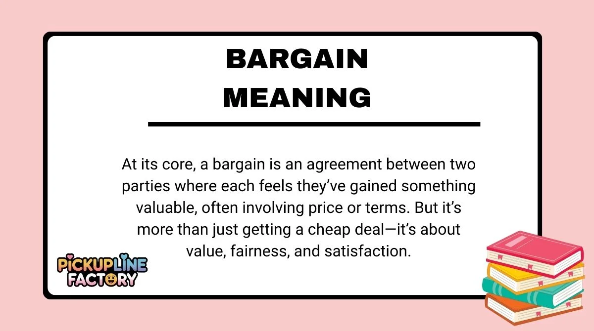 Bargain Meaning